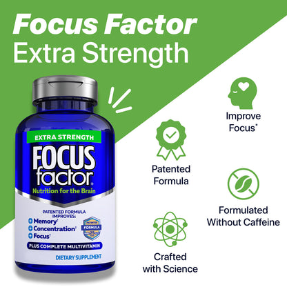Focus Factor Adults Extra Strength 120 Count