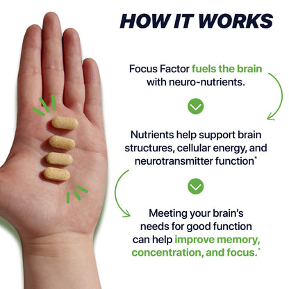 Focus Factor Adults Extra Strength 120 Count
